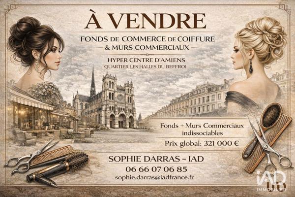 Murs commerciaux  à vendre 35 m² Amiens