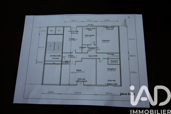 Appartement à vendre 3 pièces 62 m² Nevers