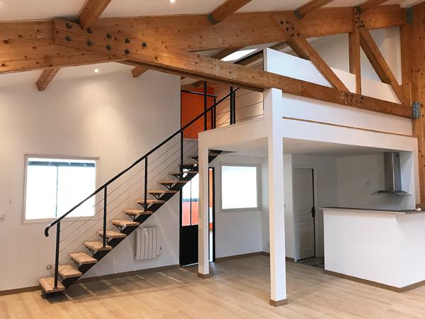 LOCATION LOFT-BUREAU EN DUPLEX - Saint Herblain 120 m2