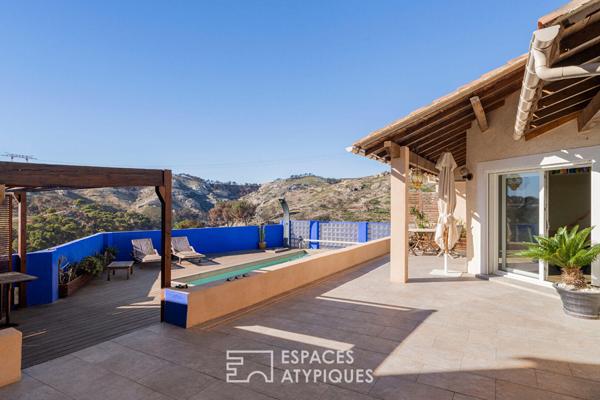 Maison avec vue mer et piscine – Estaque
