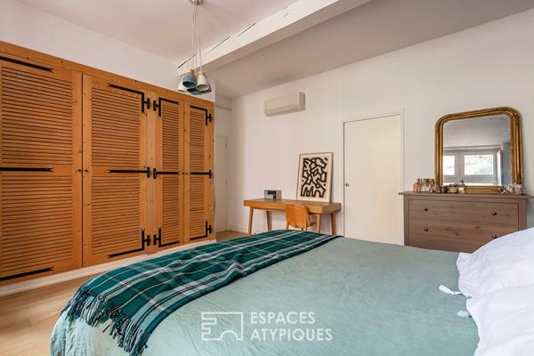 Duplex de caractère au dernier étage desservi par ascenseur