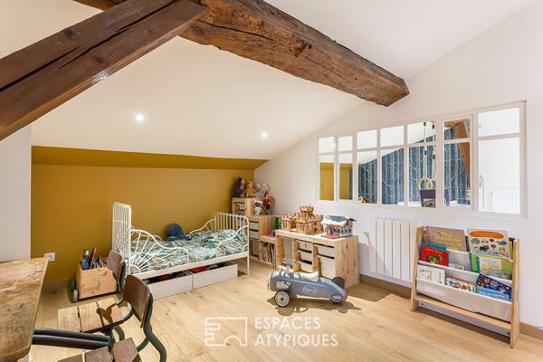 Duplex de caractère au dernier étage desservi par ascenseur