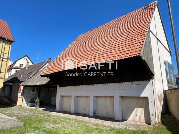 Maison avec dépendances et revenus locatifs – À deux pas du centre historique de Colmar