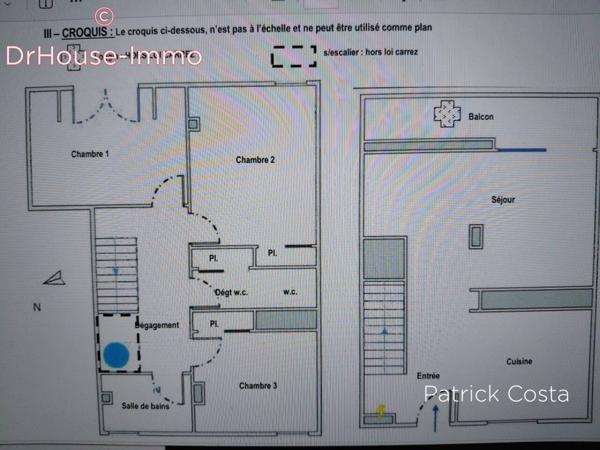 Appartement à vendre 4 pièces de 71 m²