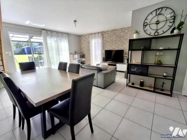 Couëron, maison récente de 92 m2 3 chambres jardin sud