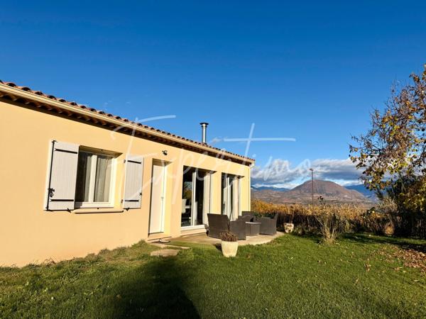 Mison (04200) Maison T4, récente (2022), de plain-pied – 104 m² – Terrain 1150 m² – Mison
