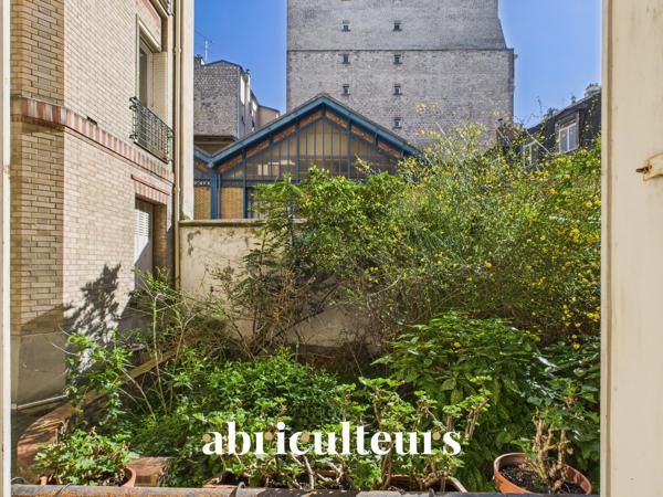 4 pièces au calme sur cour arborée Charme de l’ancien Paris 15e Convention 72 m²