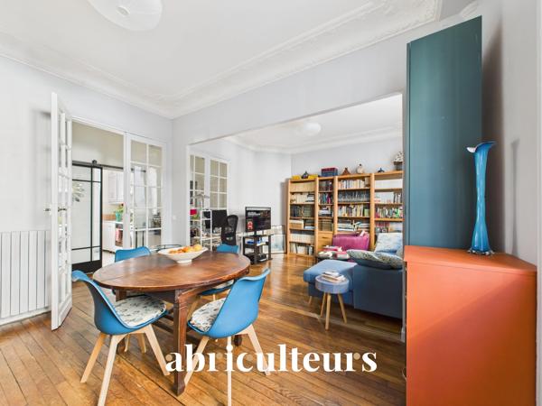 4 pièces au calme sur cour arborée Charme de l’ancien Paris 15e Convention 72 m²