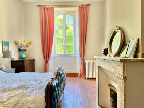 Château médiéval avec 6.5 hectares, dépendances et vue sublime