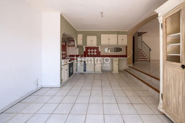 Maison 124 m² proche écoles, 70 m² de pièce de vie, garage