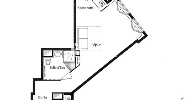 À vendre Studio 33 m² - Bois-colombes 92270