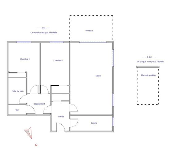 Appartement Nanterre 3 pièce(s) €340 000 ** - Référence 15020