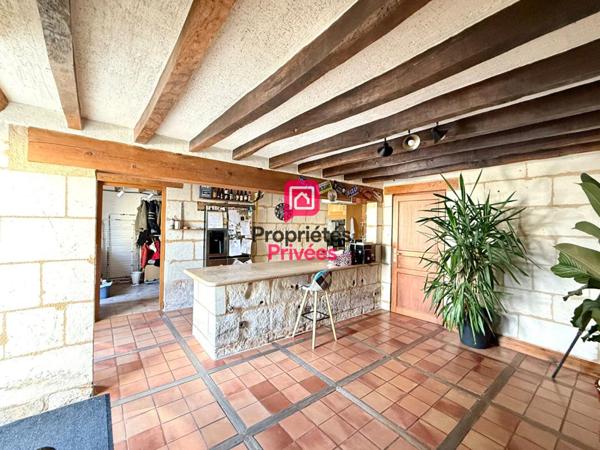 Maison Ancienne Beaumont En Veron 286m2 - Gîte -