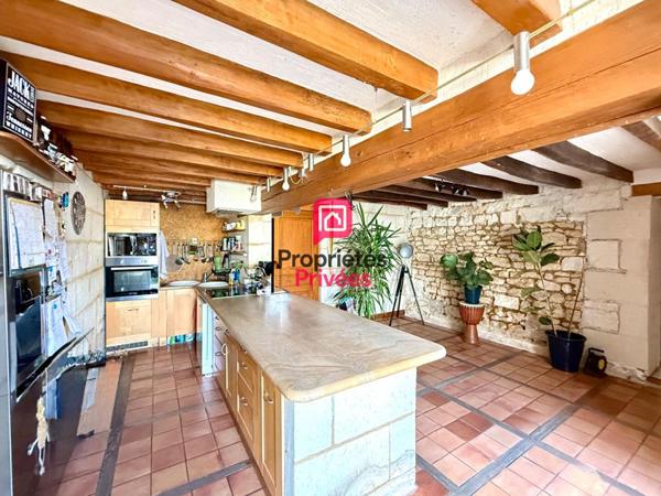 Maison Ancienne Beaumont En Veron 286m2 - Gîte -