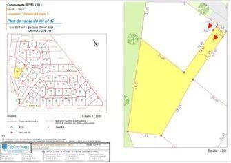 Vente Terrain 847 m2 à Revel