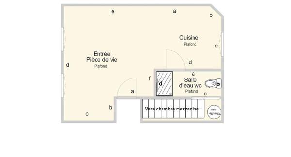 Appartement 2 pièces en duplex au coeur du village