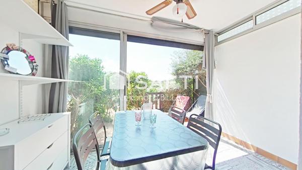 Entre Mer et Port -Proximité Plage immédiate -Studio cabine avec coin nuit séparé-résidence piscine