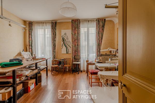 Demeure bourgeoise et maisonnette à quelques pas du coeur de ville