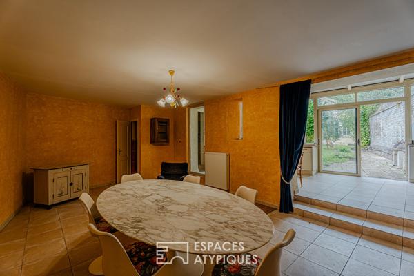 Demeure bourgeoise et maisonnette à quelques pas du coeur de ville