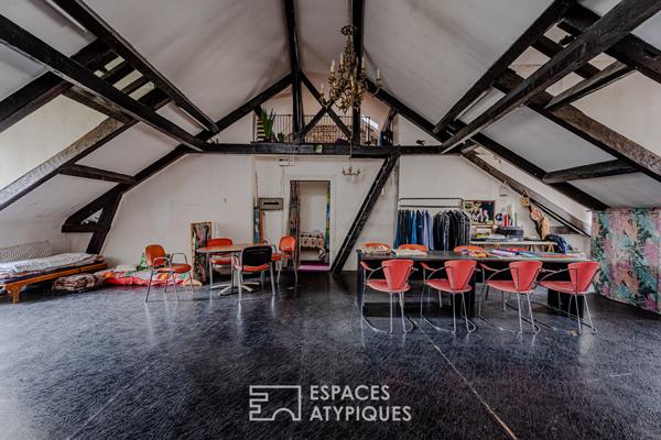 Demeure bourgeoise et maisonnette à quelques pas du coeur de ville