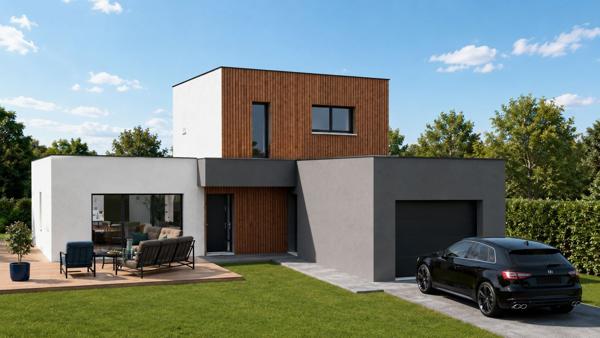 Terrain + Maison à vendre 4 pièces - 100 m²