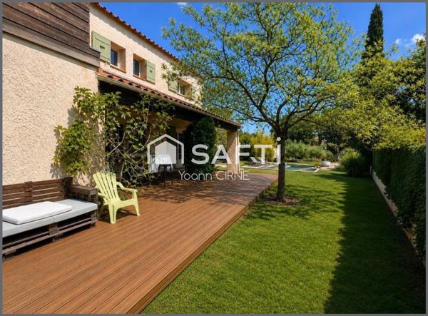 Villa individuelle T5 144 m2 avec grand jardin et piscine