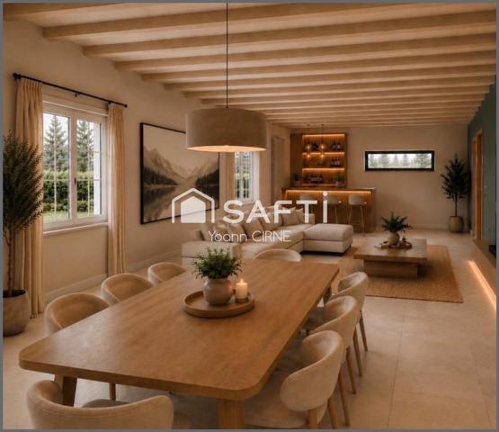 Villa individuelle T5 144 m2 avec grand jardin et piscine
