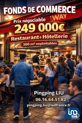 Restaurant à vendre 360 m² Avon