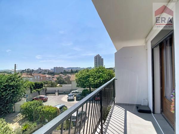 MARSEILLE 10EME - APPARTEMENT T3 - CALME & LUMINEUX DANS RESIDENCE FAMILIALE - QUARTIER LA TIMONE