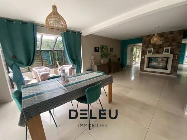 Maison individuelle 4 chambres avec jardin arboré de 1800 m² plein sud à Wasquehal