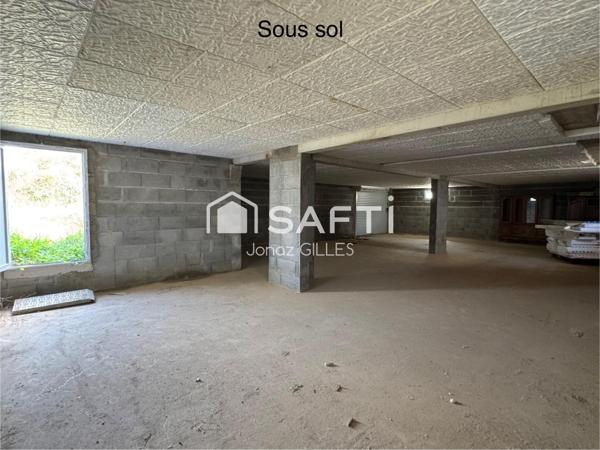 Maison 138m2 avec sous sol à finir