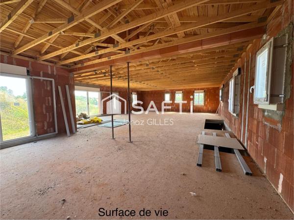 Maison 138m2 avec sous sol à finir