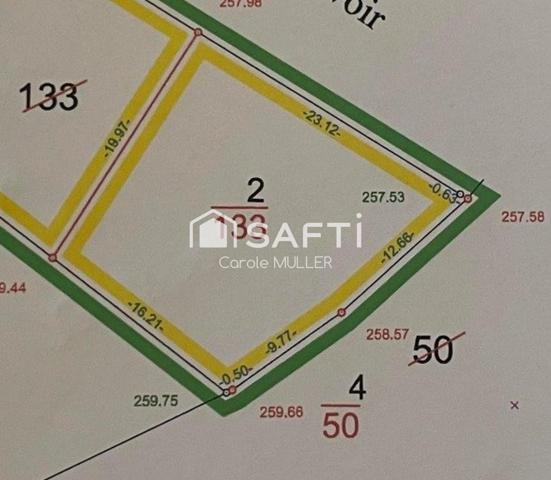 Terrain constructible libre de constructeur