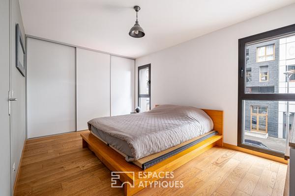 Appartement contemporain avec terrasse au sein du quartier de Confluence