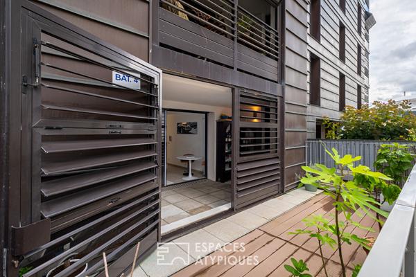 Appartement contemporain avec terrasse au sein du quartier de Confluence