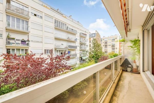 2 pièces avec balcon filant sur jardin
