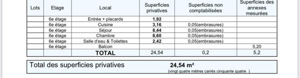 CHARMANT APPARTMENT RENOVE  AU DERNIER ETAGE D'UN BEL IMMEUBLE ANCIEN AVEC BALCON METRO CONVENTION