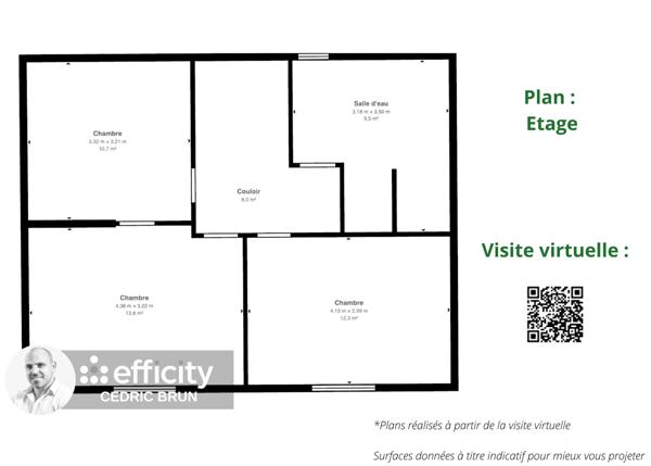 Maison 4 pièces - 96 m² Exclusivité efficity