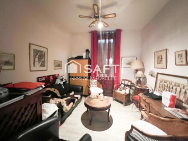 Bordeaux Centre : Local Pro + Appartement T3 + Cave Voûtée