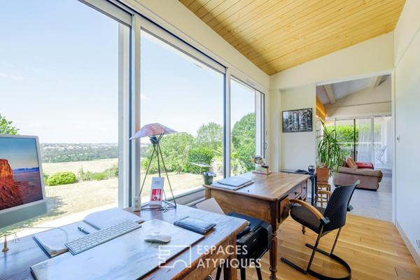 Maison d’architecte avec vue panoramique aux portes de la ville