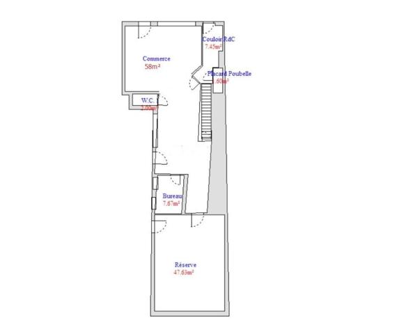 Location boutique/local commercial 65 m² Domart-en-Ponthieu