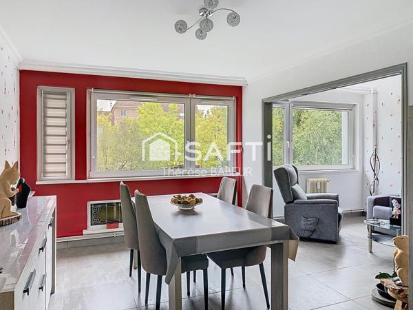 Appartement T5 avec garage / parking / cave - secteur Pont des Arts - Marcq en Baroeul
