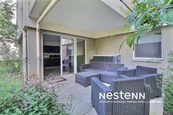 Appartement rez-de-jardin Saint Priest Proche Village 3 pièces 58 m2, terrasse, jardin garage