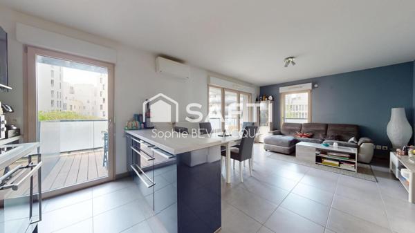 T3 ULTRA LUMINEUX GRANDE TERRASSE VUE DEGAGEE