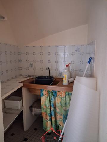 Immeuble composé de 2 appartements : un T3 loué et un T2 à rénover au RDC.