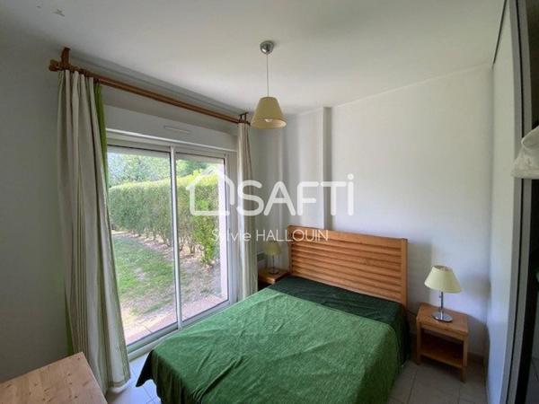 Appartement T2 bord de mer 34m² jardin parking