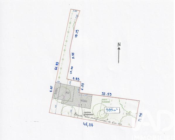 Terrain à vendre 905 m² Basse-Goulaine