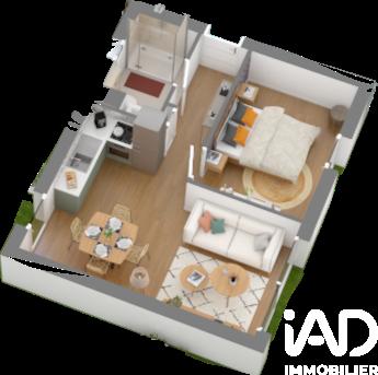 Appartement à vendre 2 pièces 42 m² Bourg-la-Reine