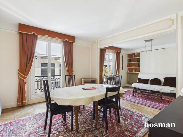 Appartement traversant de 4 pièces de 78m² - 2 chambres - Rue de l'Arc de Triomphe, Paris