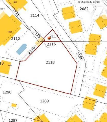 TERRAIN A BATIR 1395 M2 LA FECLAZ